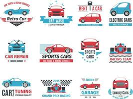 Car icon set vector