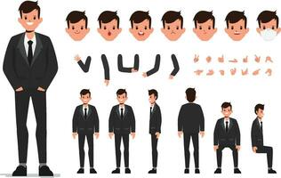 Free vector male character illustration