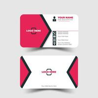 Creative business card template vector