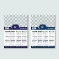 vector 2024 annual planner calendar template schedule events or tasks vector