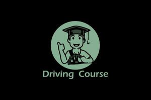 driving funny vector design