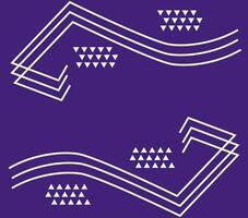 Abstract background with purple color, lines and triangle pattern vector