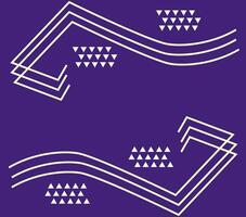 Abstract background with purple color, lines and triangle pattern vector