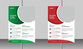 Modern and creative business flyer template dersign vector