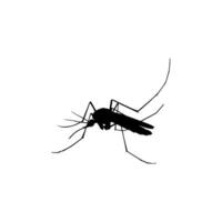 Mosquito Silhouette, can use for Art Illustration Pictogram, Website, and Graphic Design Element. Vector Illustration