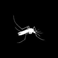 Mosquito Silhouette, can use for Art Illustration Pictogram, Website, and Graphic Design Element. Vector Illustration