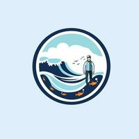 OCEAN OBSERVATION logo vector