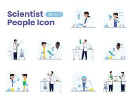 científico personas icono vector