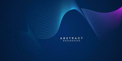 Abstract Waving Line Particle Technology Background. glowing wave lines background. Modern gradient with glowing circles lines decoration. for brochure, cover, poster, banner, website, header vector