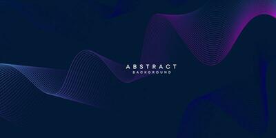 Abstract Waving Line Particle Technology Background. glowing wave lines background. Modern gradient with glowing circles lines decoration. for brochure, cover, poster, banner, website, header vector