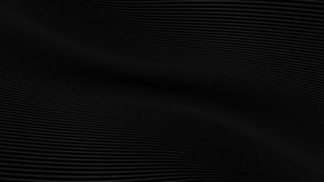 Black background. Abstract line curve design. Vector illustration
