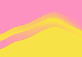 High contrast yellow and pink pastel abstract minimal background vector