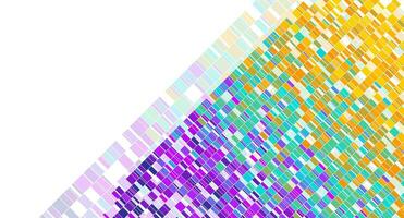 Colorful mosaic geometric rectangles abstract background vector