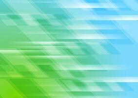 Green blue shiny geometric tech abstract background vector