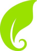 Logo green leaf ecology nature element vector. vector