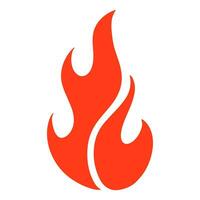 Fire flame logo vector illustration.