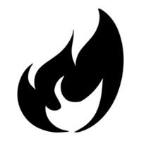 Fire flame logo vector illustration.