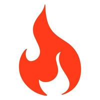 Fire flame logo vector illustration.