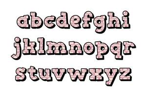 versátil colección de amor alfabeto letras para varios usos vector