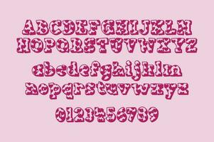 Versatile Collection of Valentine Numbers and Alphabet Letters for Various Uses vector