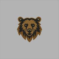 MINIMALIST BEAR LOGO vector