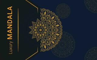 Luxury mandala design template vector