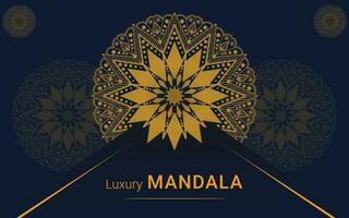Luxury mandala design template vector