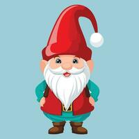 Gnome Dwarf Christmas Illustration vector