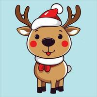 Cute Reindeer Illustration vector