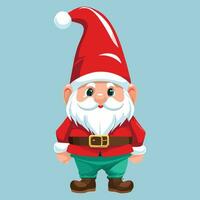 Gnome Dwarf Christmas Illustration vector