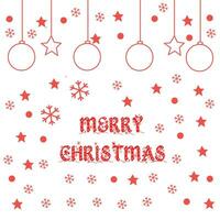 Merry Christmas wishes poster vector