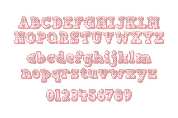 Versatile Collection of Valentine Numbers and Alphabet Letters for Various Uses