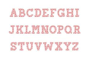 Versatile Collection of Lovely Alphabet Letters for Various Uses vector