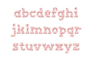 Versatile Collection of Magic Wave Alphabet Letters for Various Uses vector