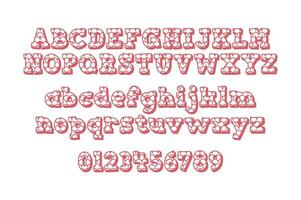 Versatile Collection of Valentine Numbers and Alphabet Letters for Various Uses vector