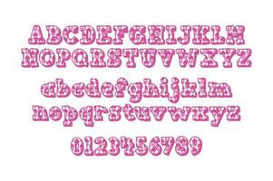 Versatile Collection of Valentine Numbers and Alphabet Letters for Various Uses vector