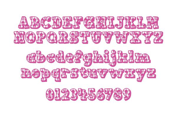 Versatile Collection of Valentine Numbers and Alphabet Letters for Various Uses