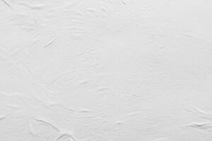 Blank white crumpled and creased paper poster texture background photo