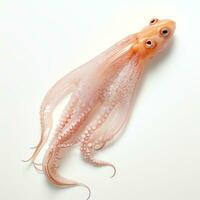 AI generated fresh squid real photo photorealistic stock photography