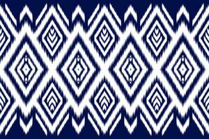 Carpet ethnic ikat art. Seamless pattern in tribal. Aztec geometric ornament print. vector