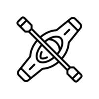 kayak icon. vector line icon for your website, mobile, presentation, and logo design.