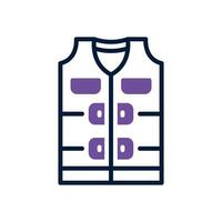 life vest icon. vector mixed icon for your website, mobile, presentation, and logo design.