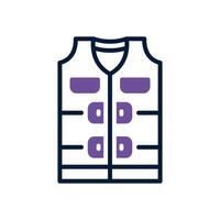 life vest icon. vector mixed icon for your website, mobile, presentation, and logo design.