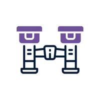 binocular icon. vector mixed icon for your website, mobile, presentation, and logo design.