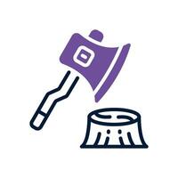 axe icon. vector mixed icon for your website, mobile, presentation, and logo design.