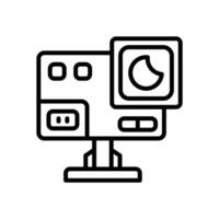 action camera icon. vector line icon for your website, mobile, presentation, and logo design.