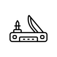 penknife icon. vector line icon for your website, mobile, presentation, and logo design.