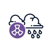 acid rain icon. vector dual tone icon for your website, mobile, presentation, and logo design.