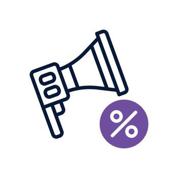 promotion icon. vector line icon for your website, mobile, presentation, and logo design.