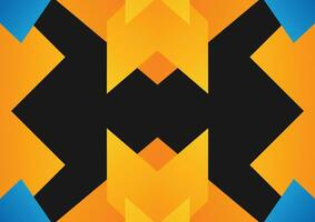 Gradient geometric shapes background design vector